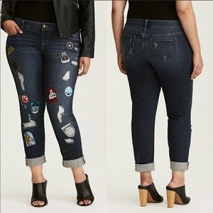 Torrid Star Wars Boyfriend stretch jeans
